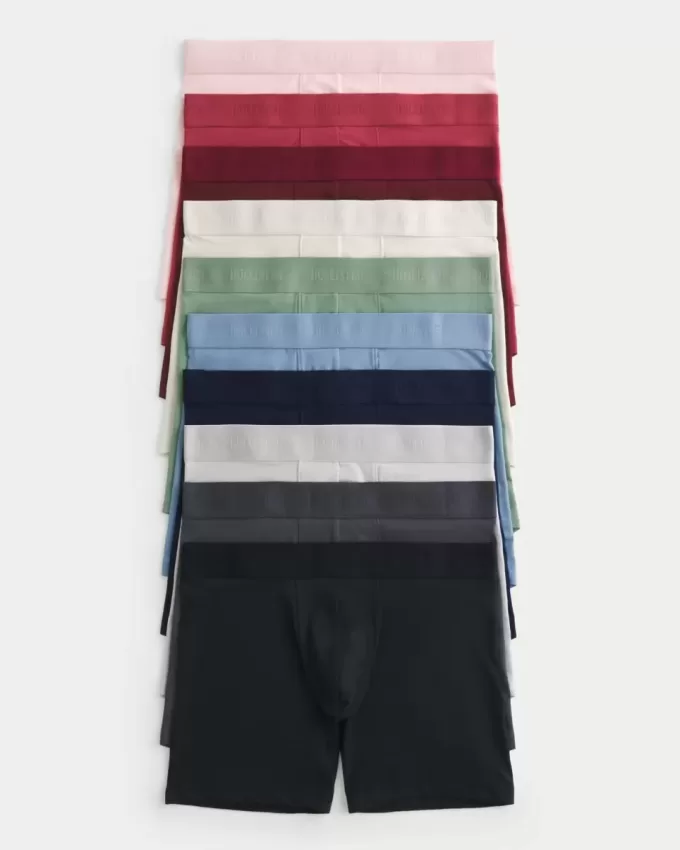 Boxer de lungime mai mare, pachet de 10 Boxer de lungime mai mare, pachet de 10