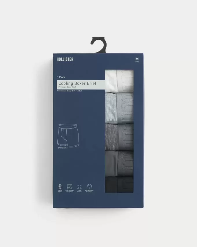 Boxer de răcire cu lungime mai lungă, pachet de 5