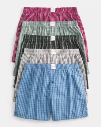 Boxer scurt din bumbac, pachet de 5