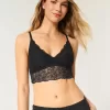 Bralette triunghi din dantela