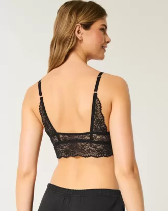 Bralette triunghi din dantela