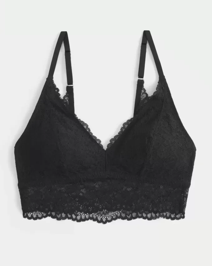 Bralette triunghi din dantela
