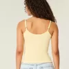 Cami cu grafic floral cu nervuri Cami cu grafic floral cu nervuri