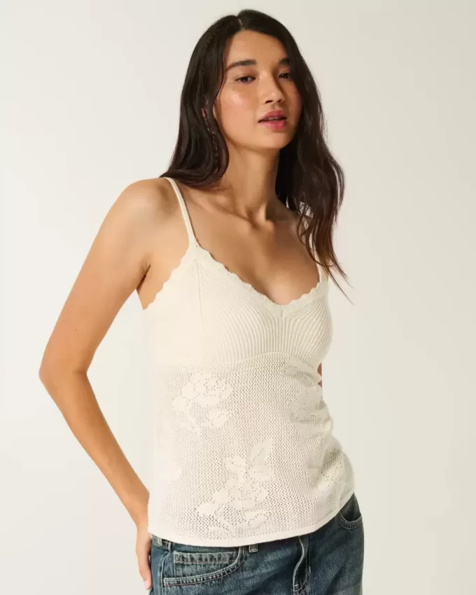 Cami uşoară pentru babydoll, în stil cu vârf de ac Cami uşoară pentru babydoll, în stil cu vârf de ac