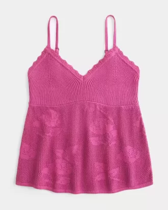 Cami uşoară pentru babydoll, în stil cu vârf de ac