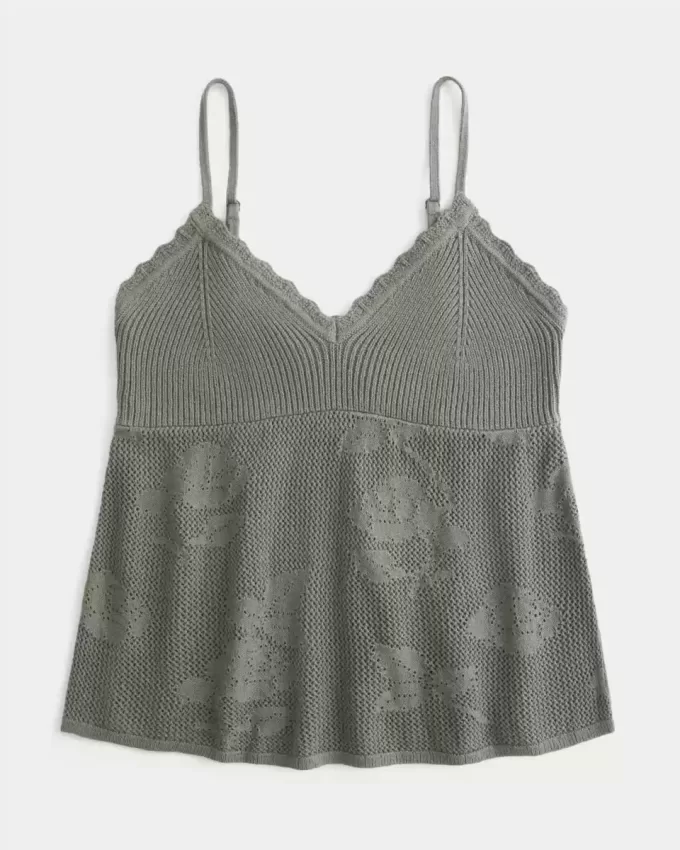 Cami uşoară pentru babydoll, în stil cu vârf de ac Cami uşoară pentru babydoll, în stil cu vârf de ac