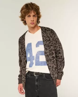 Cardigan cu model boxy