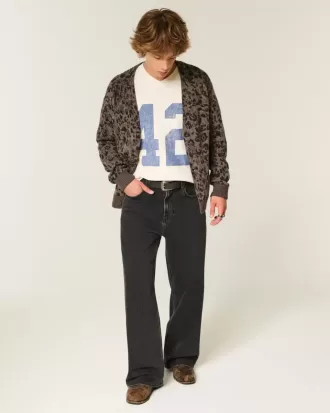 Cardigan cu model boxy