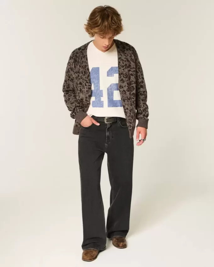 Cardigan cu model boxy Cardigan cu model boxy