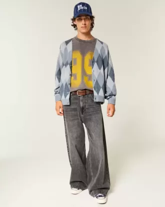 Cardigan cu model boxy