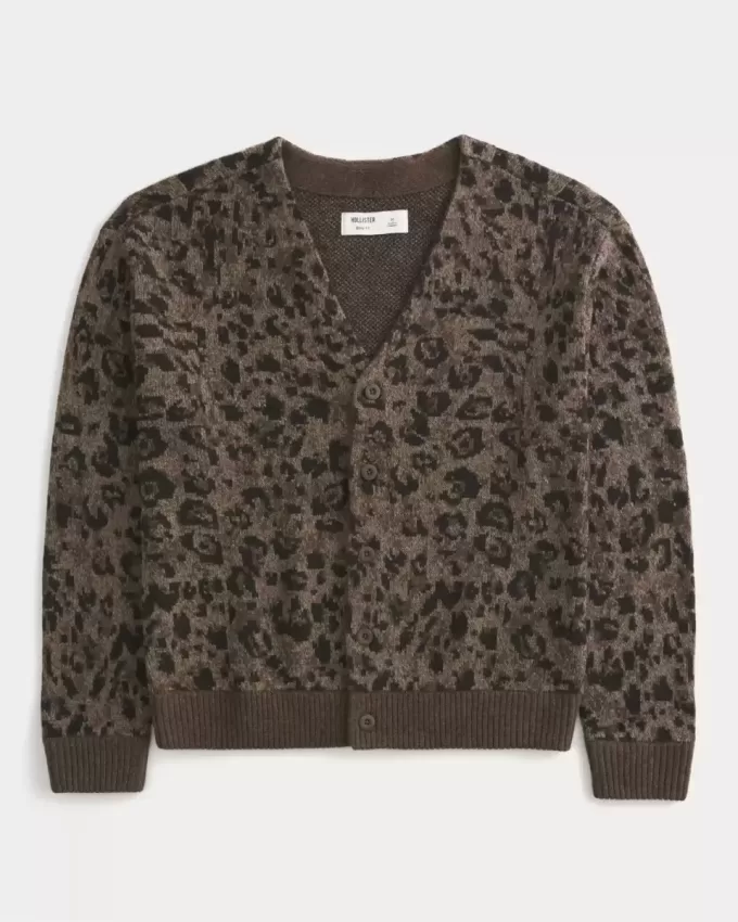 Cardigan cu model boxy Cardigan cu model boxy