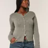 Cardigan cu ochiuri Cardigan cu ochiuri