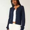 Cardigan cu ochiuri Cardigan cu ochiuri