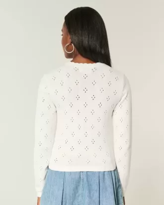 Cardigan cu ochiuri