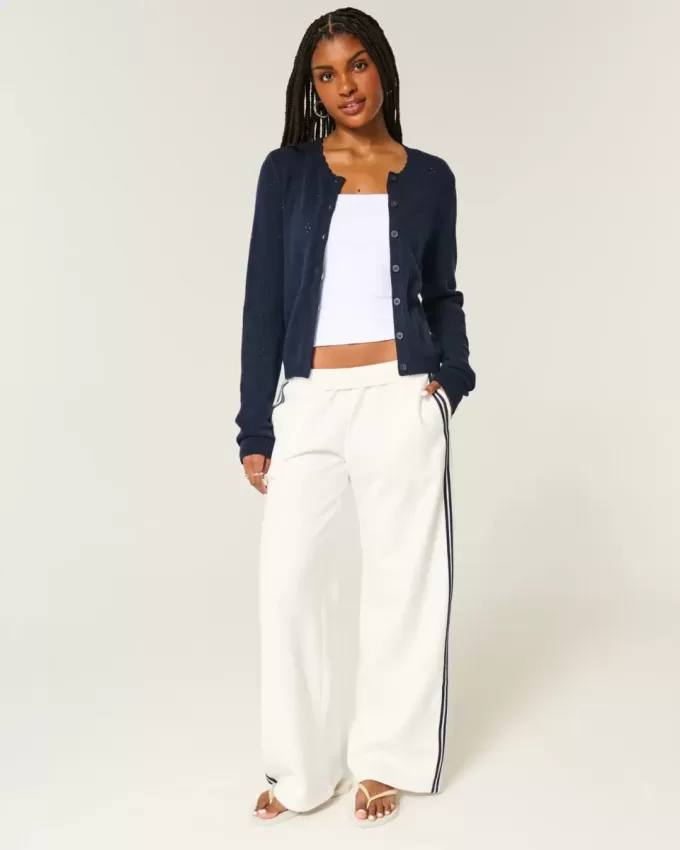 Cardigan cu ochiuri Cardigan cu ochiuri