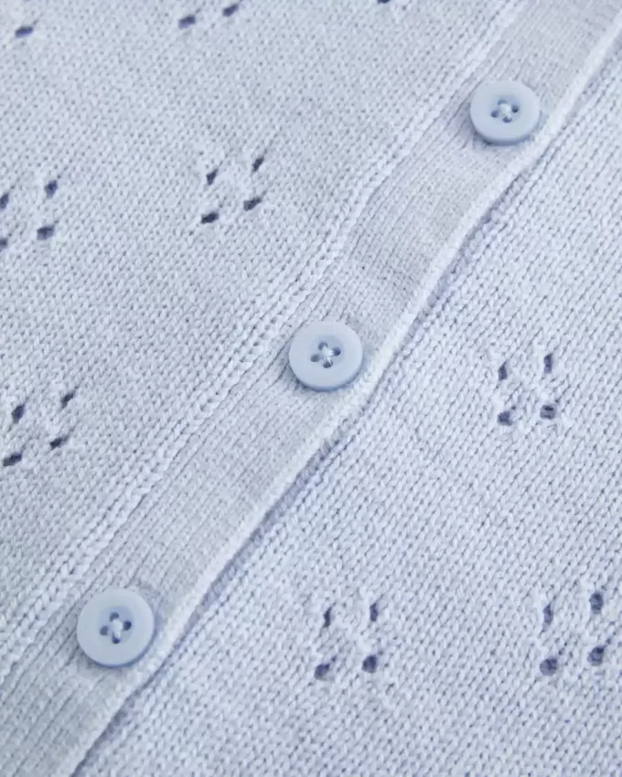 Cardigan cu ochiuri Cardigan cu ochiuri