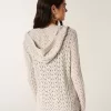 Cardigan fără închidere cu glugă Cardigan fără închidere cu glugă