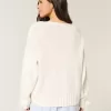 Cardigan ușor cu mânecă din dantelă, fără închidere Cardigan ușor cu mânecă din dantelă, fără închidere