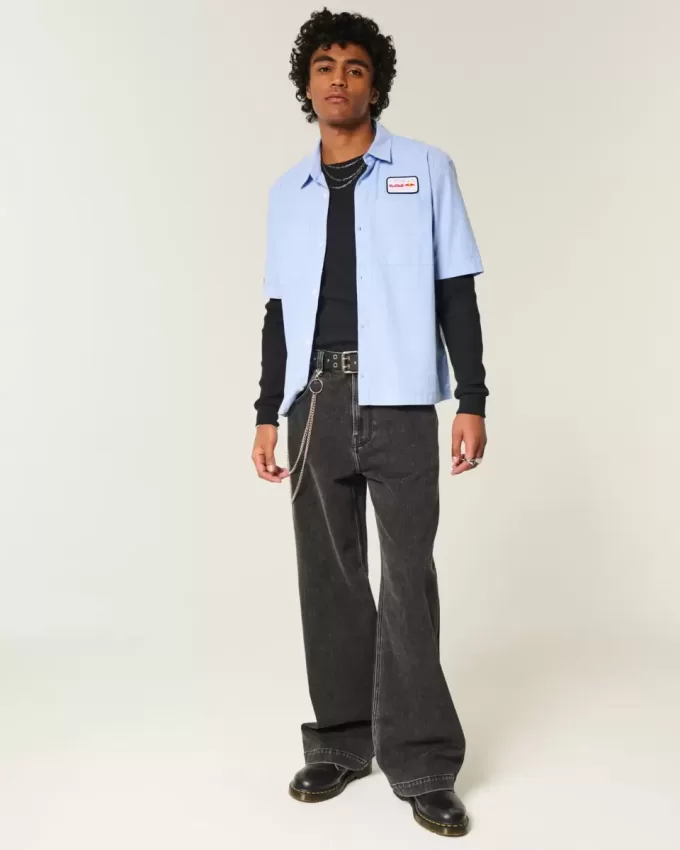 Cămașă Boxy Oracle Red Bull Racing Graphic Workwear Cămașă Boxy Oracle Red Bull Racing Graphic Workwear