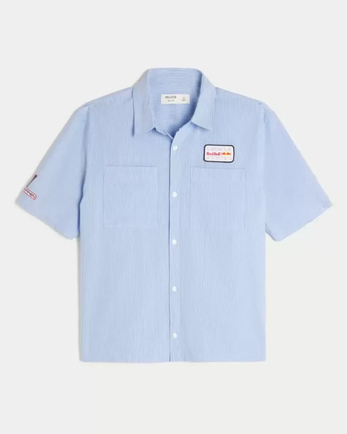 Cămașă Boxy Oracle Red Bull Racing Graphic Workwear Cămașă Boxy Oracle Red Bull Racing Graphic Workwear