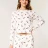 Cămașă confortabilă de pijama cu mânecă lungă Cămașă confortabilă de pijama cu mânecă lungă