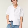 Cămașă cu mânecă scurtă din amestec de in Cămașă cu mânecă scurtă din amestec de in