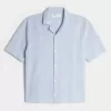 Cămașă cu mânecă scurtă din amestec de in Cămașă cu mânecă scurtă din amestec de in