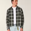 Cămașă din flanel boxy Cămașă din flanel boxy