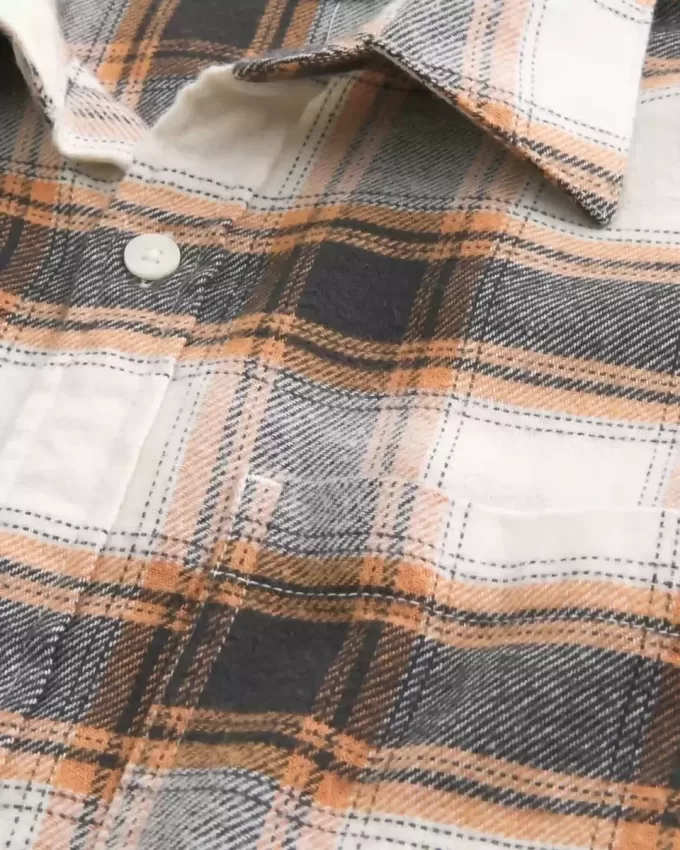 Cămașă din flanel boxy Cămașă din flanel boxy