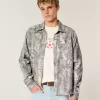 Cămașă din flanel Camo Boxy Cămașă din flanel Camo Boxy