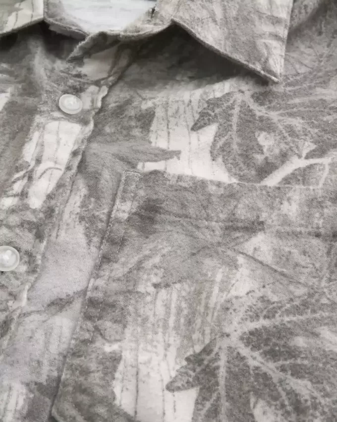 Cămașă din flanel Camo Boxy Cămașă din flanel Camo Boxy
