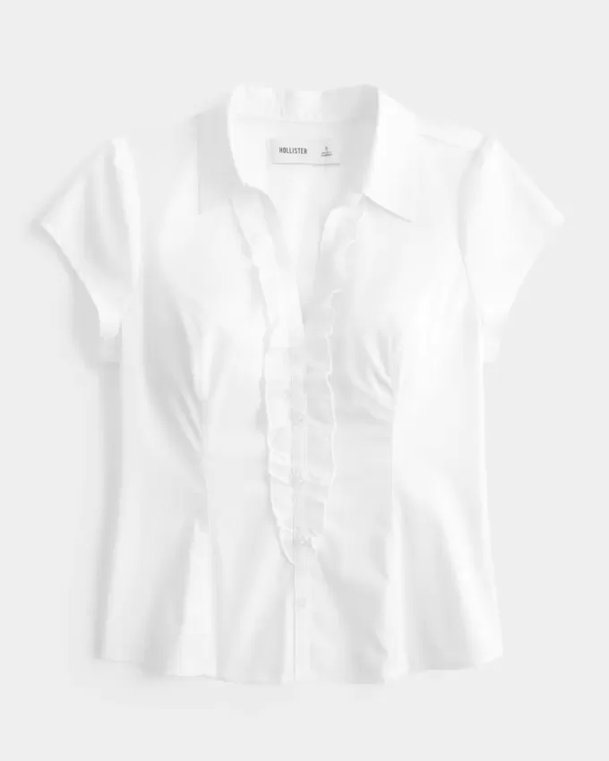 Cămașă Tuxedo cu mânecă scurtă Cămașă Tuxedo cu mânecă scurtă