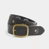 Cureaua din piele vegana Sunburst Grommet