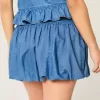 Fusta Mini Denim Bubble Fusta Mini Denim Bubble