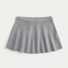 Fusta mini din tricot cu talie mijlocie