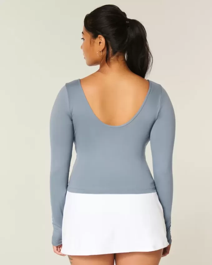 Gilly Hicks Active Recharge Cinch Sweetheart Top Gilly Hicks Active Recharge Cinch Sweetheart Top