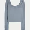 Gilly Hicks Active Recharge Cinch Sweetheart Top Gilly Hicks Active Recharge Cinch Sweetheart Top