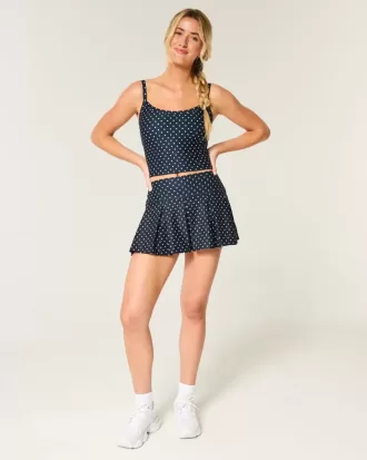 Gilly Hicks Active Skortie plisată cu talie scăzută