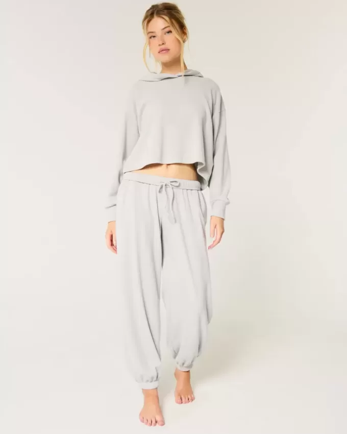 Gilly Hicks Cozy Waffle Baggy Joggers Gilly Hicks Cozy Waffle Baggy Joggers