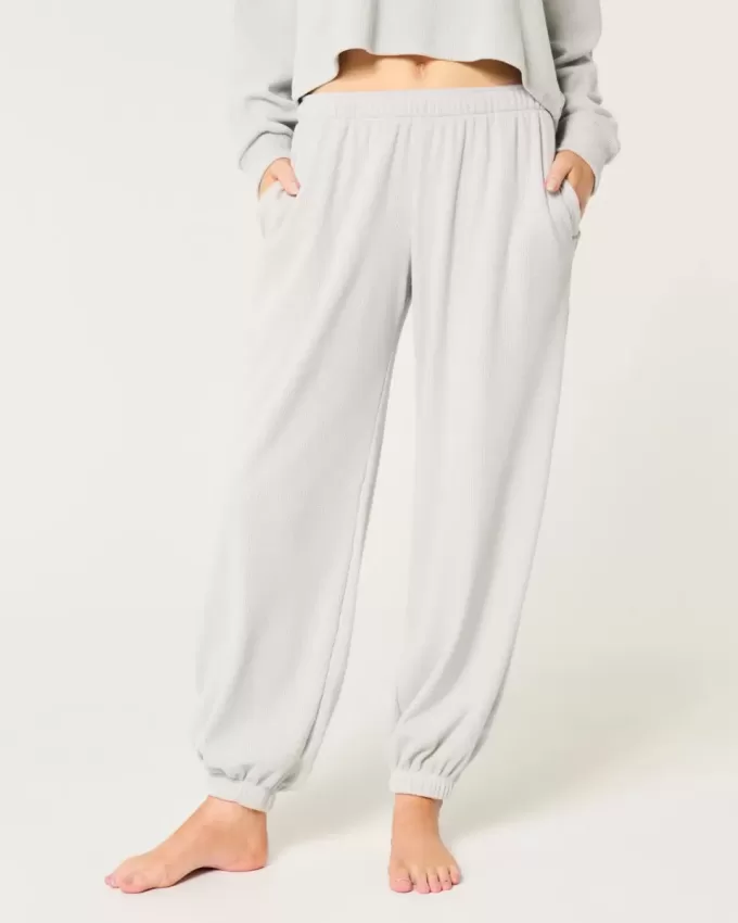Gilly Hicks Cozy Waffle Baggy Joggers Gilly Hicks Cozy Waffle Baggy Joggers