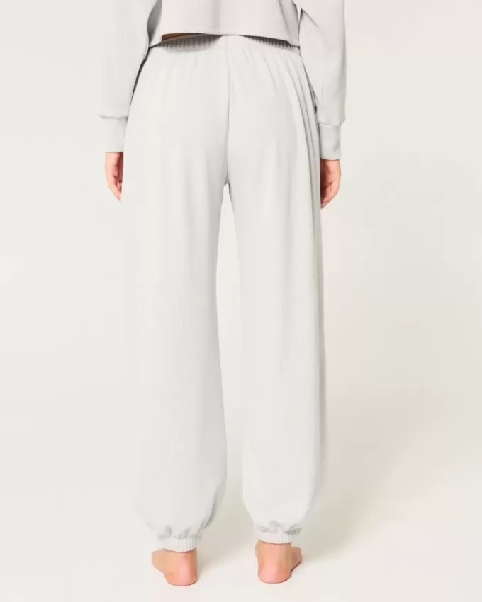 Gilly Hicks Cozy Waffle Baggy Joggers Gilly Hicks Cozy Waffle Baggy Joggers