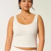 Gilly Hicks Cozy Waffle Lace Trim Tank Gilly Hicks Cozy Waffle Lace Trim Tank