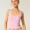 Gilly Hicks Cozy Waffle Lace Trim Tank Gilly Hicks Cozy Waffle Lace Trim Tank