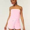 Gilly Hicks Cozy Waffle Onesie fără bretele Gilly Hicks Cozy Waffle Onesie fără bretele