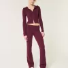 Gilly Hicks, pulover confortabil din tricot, pantaloni cu talie pliabilă Gilly Hicks, pulover confortabil din tricot, pantaloni cu talie pliabilă