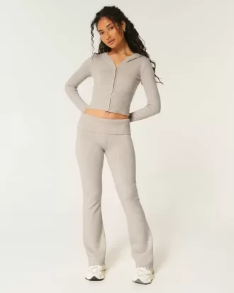 Gilly Hicks, pulover confortabil din tricot, pantaloni cu talie pliabilă