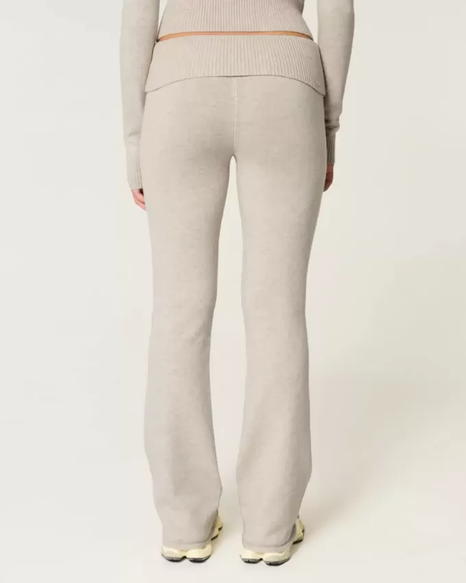 Gilly Hicks, pulover confortabil din tricot, pantaloni cu talie pliabilă Gilly Hicks, pulover confortabil din tricot, pantaloni cu talie pliabilă