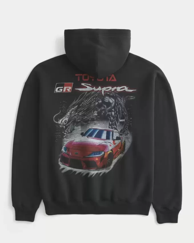 Hanocă cu capota cu grafic Toyota Supra Hanocă cu capota cu grafic Toyota Supra