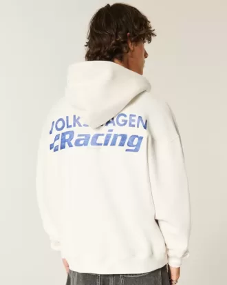 Hanocă cu glugă cu fermoar cu grafic Volkswagen Racing Boxy