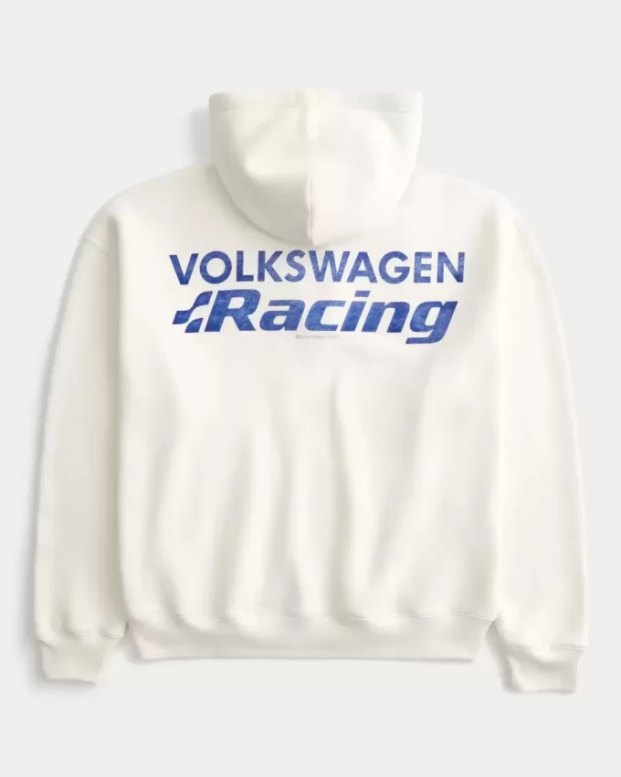 Hanocă cu glugă cu fermoar cu grafic Volkswagen Racing Boxy Hanocă cu glugă cu fermoar cu grafic Volkswagen Racing Boxy